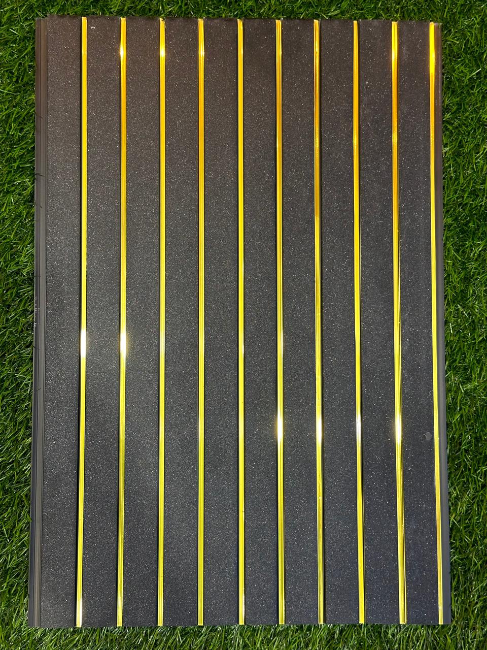 Gold-Line Charcoal Louvers