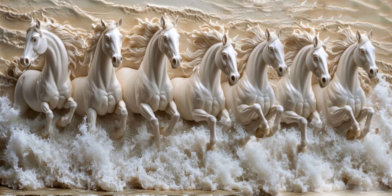 Vastu Seven Horses Art